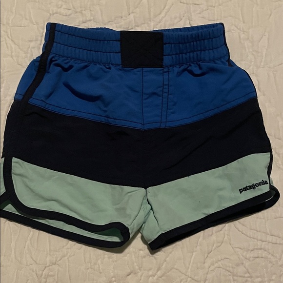 Patagonia Blue and Mint Swim Shorts - Picture 1 of 4